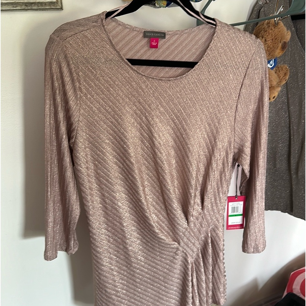 Vince Camuto Rose Gold Top